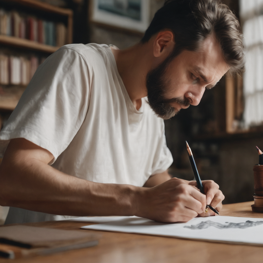 Creative Dyspraxic man